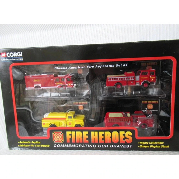CORGI Showcase Collection Fire Heroes Engines Trucks Die Cast History CSFH08004 - Picture 1 of 5